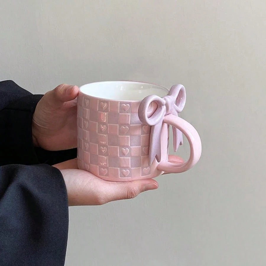 Aesthetic Bowknot Coffee Mugs