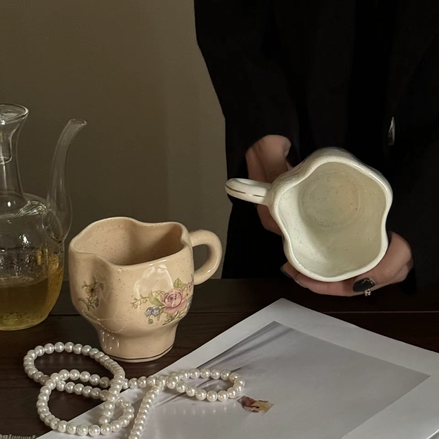 Nordic Floral Coffee Mug