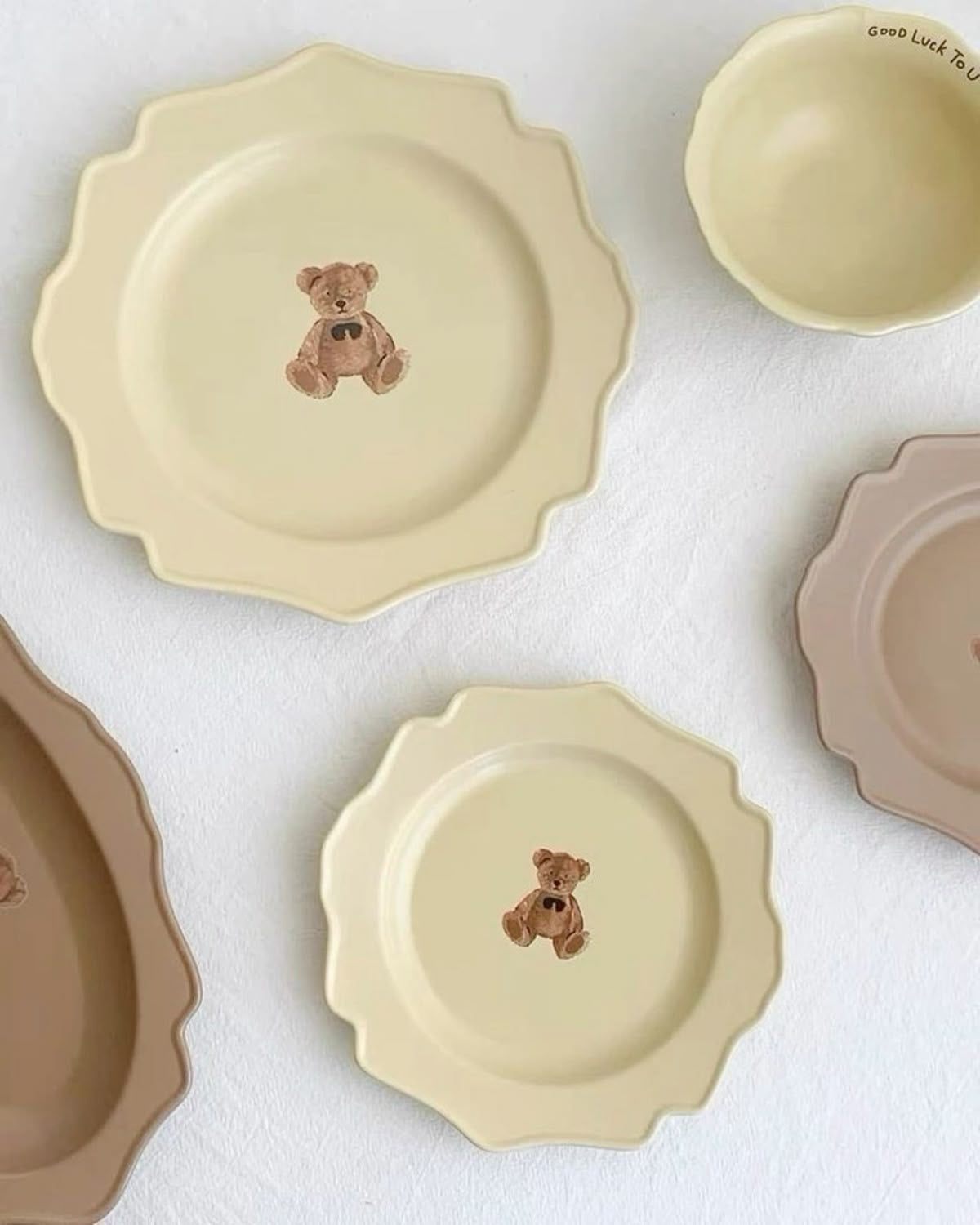 Cute Teddy Plate