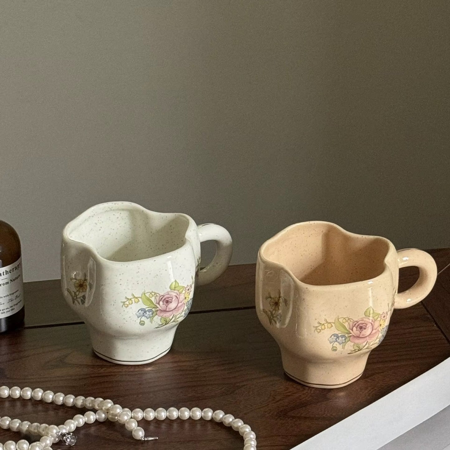 Nordic Floral Coffee Mug