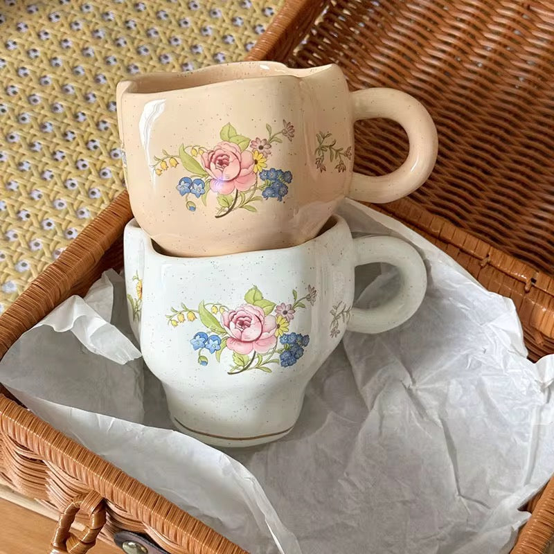 Nordic Floral Coffee Mug