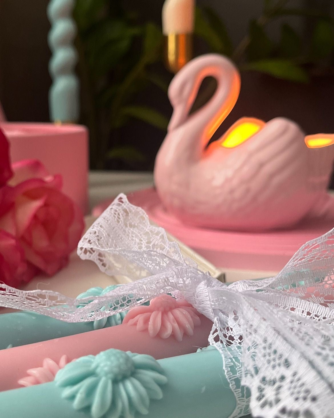 Swan Candle Holder