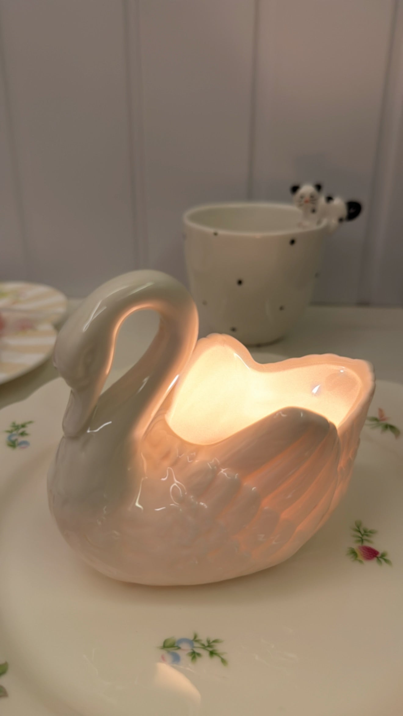 Swan Candle Holder