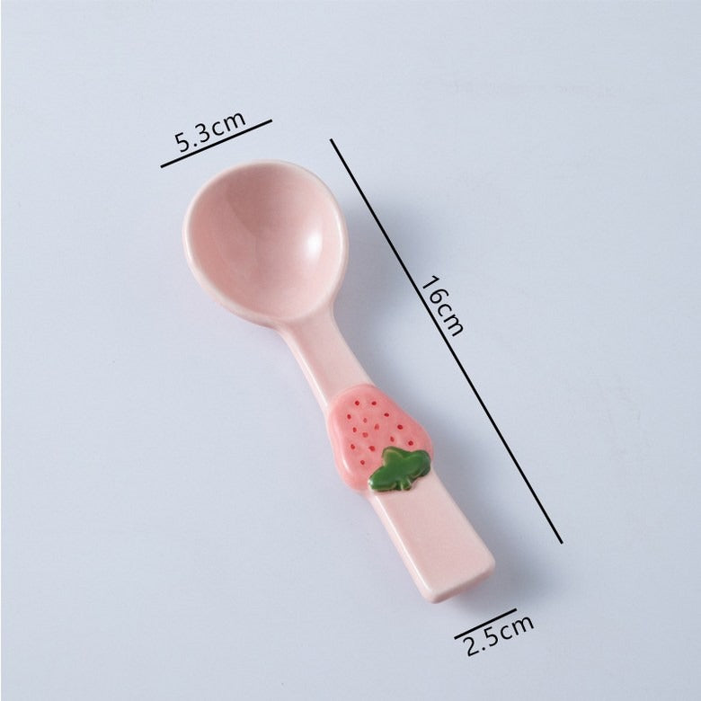 Set of Two Strawberry Spoons