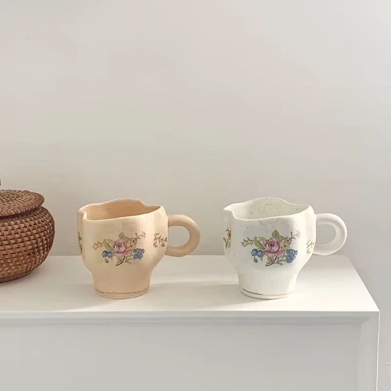 Nordic Floral Coffee Mug