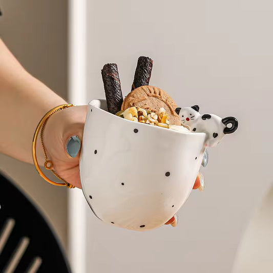 Cute Cat Ceramic Coffee Matcha Cup