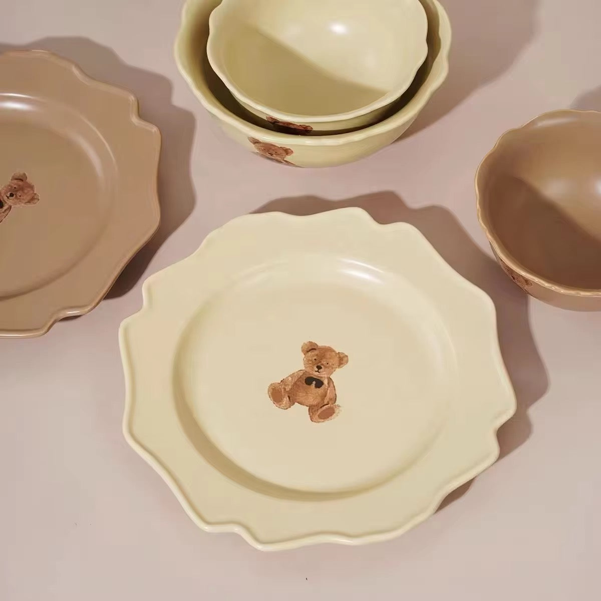 Cute Teddy Plate