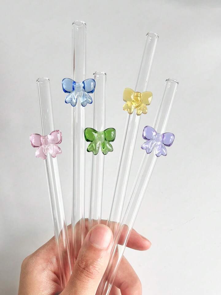 Bow Straws Set of Five