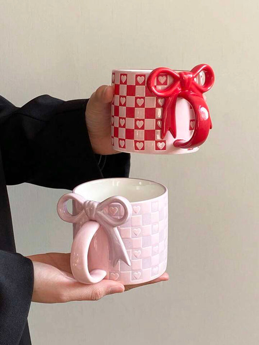 Aesthetic Bowknot Coffee Mugs
