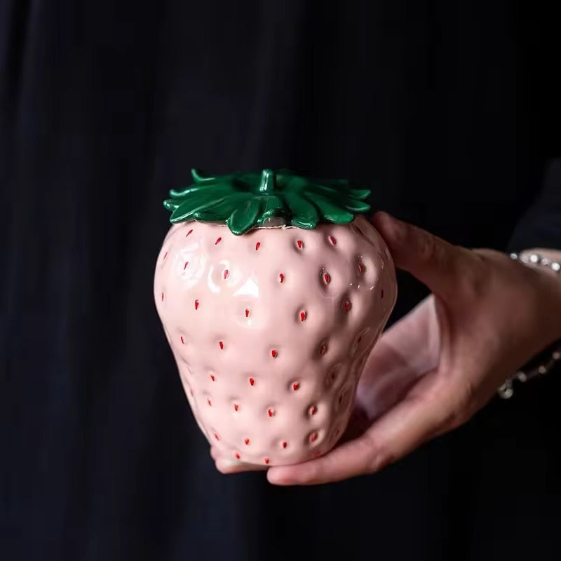 Strawberry Ceramic Jars
