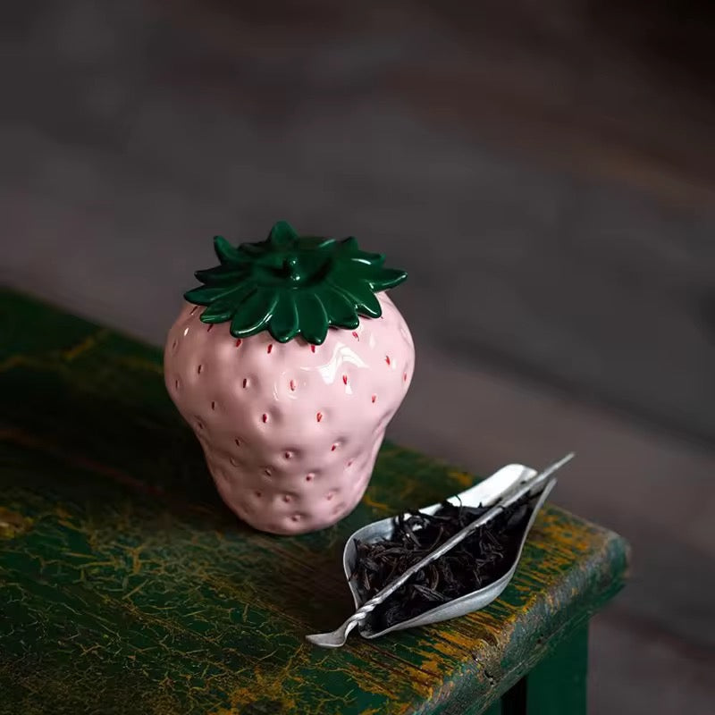 Strawberry Ceramic Jars