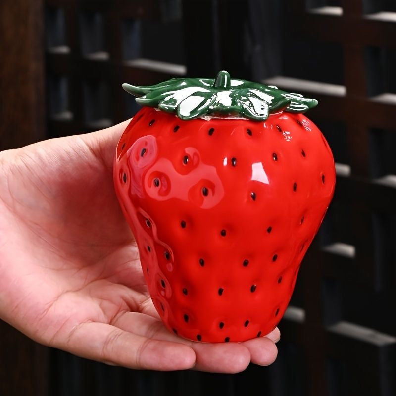 Strawberry Ceramic Jars