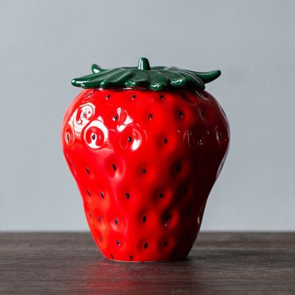 Strawberry Ceramic Jars