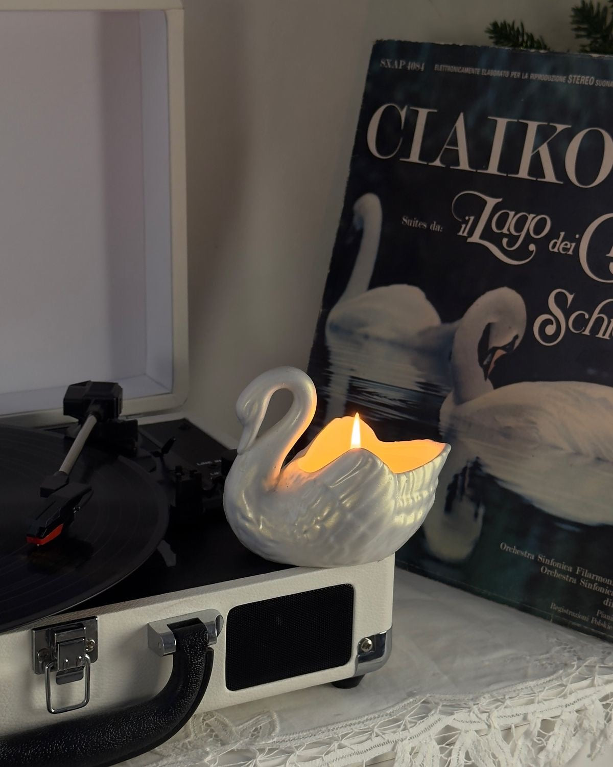 Swan Candle Holder