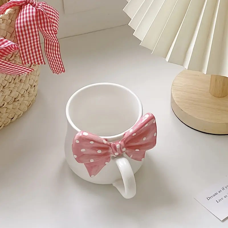 Polka Dot Design Aesthetic Coffee Mug
