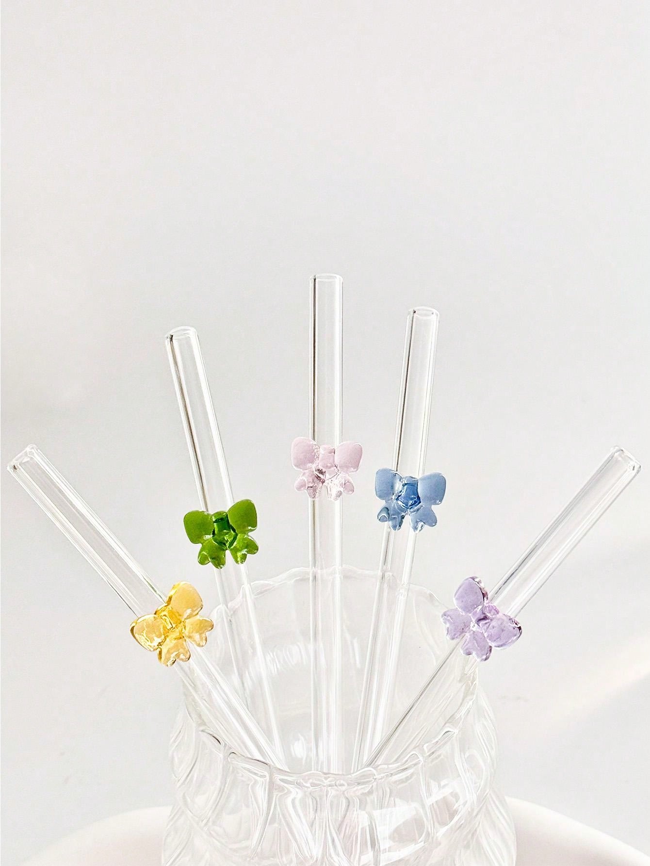 Bow Straws Set of Five