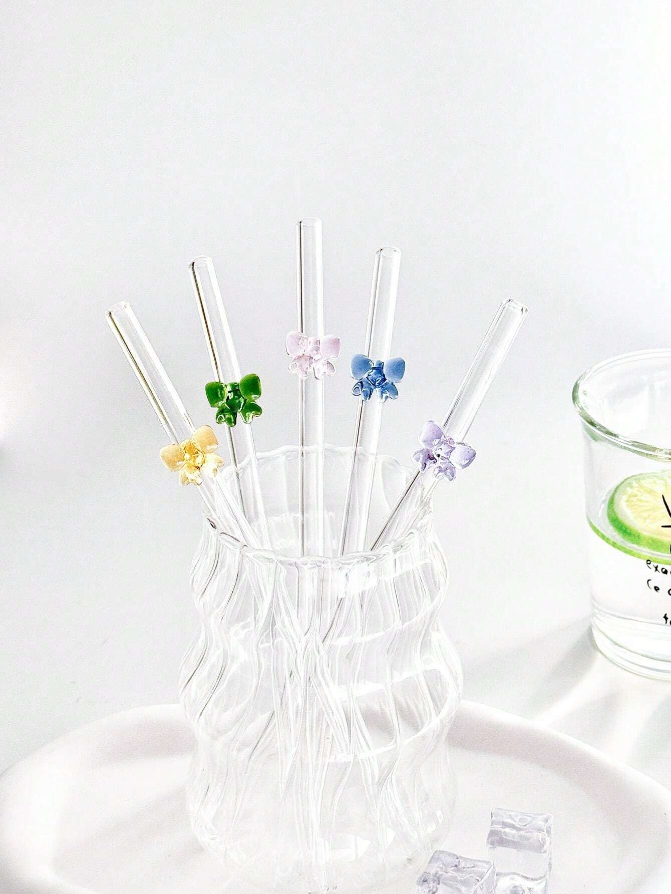 Bow Straws Set of Five