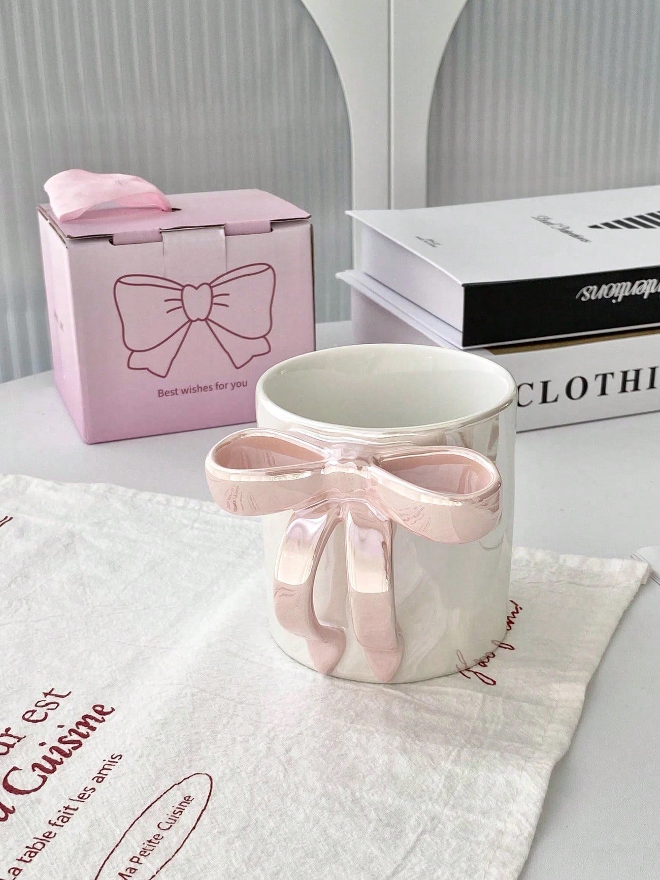 Pink Bow Mug