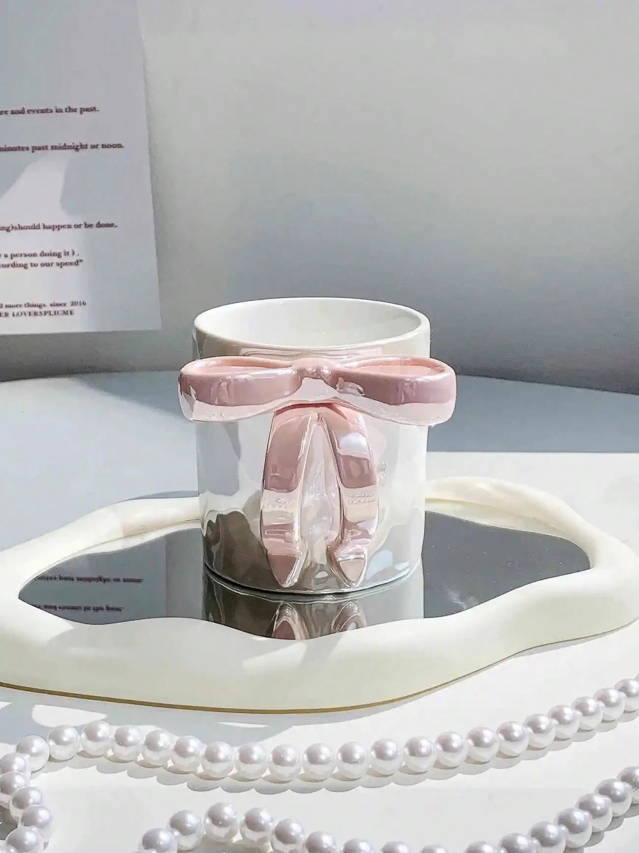 Pink Bow Mug