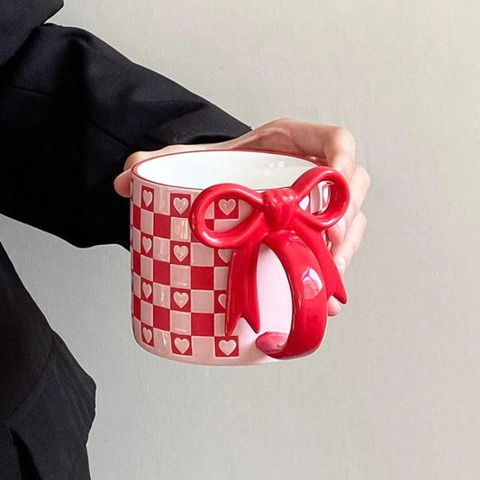 Aesthetic Bowknot Coffee Mugs