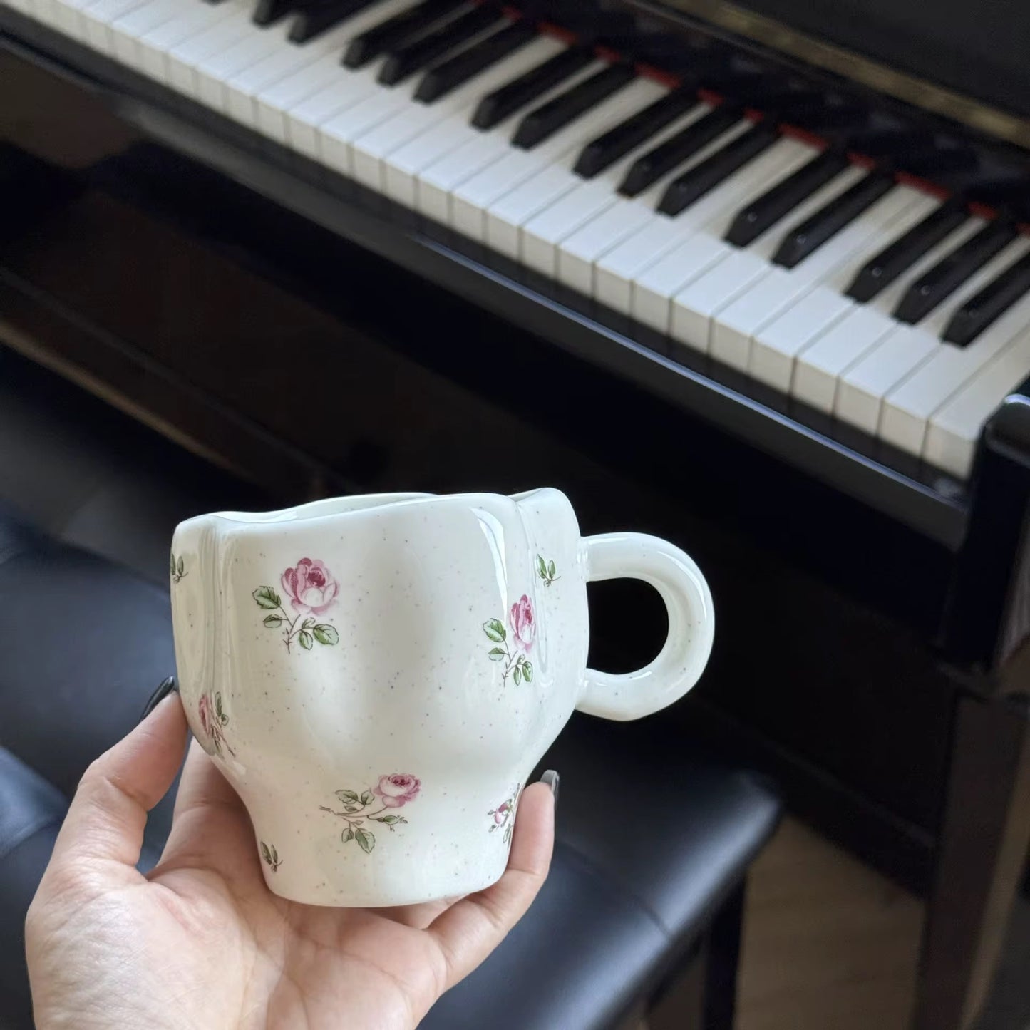 French Rose Coffee Mug