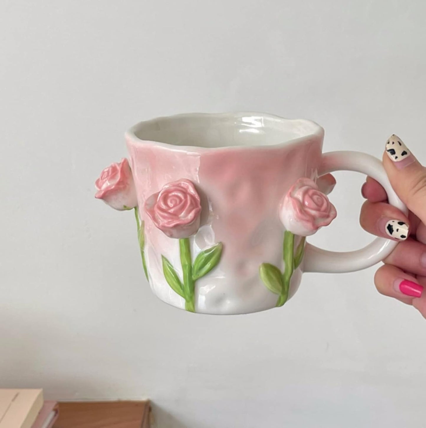 Pink Flower Aesthetic Coffee Mug