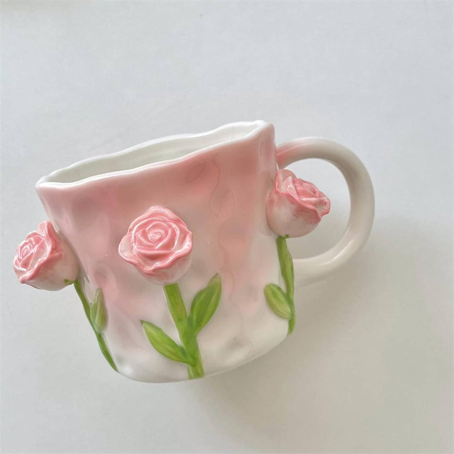 3D Flower Mugs set of Two