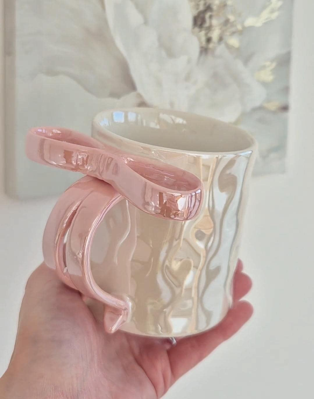 Pink Bow Mug