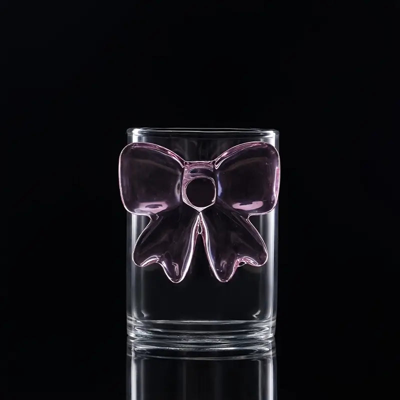 Pink Bow Glass