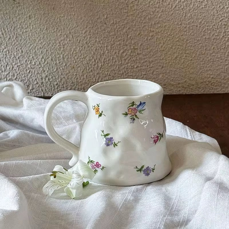 French Floral Coffee Mug