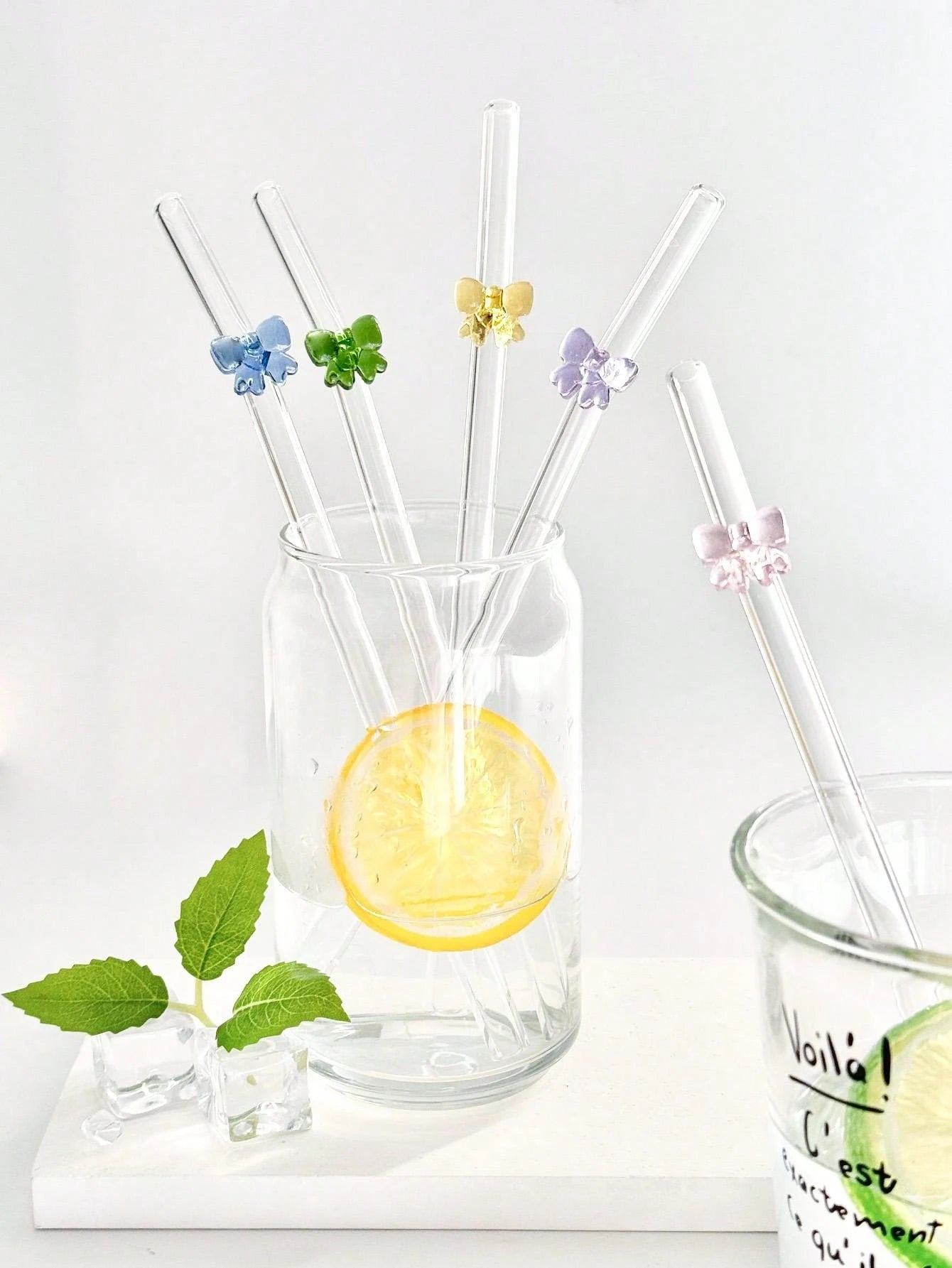 Bow Straws Set of Five