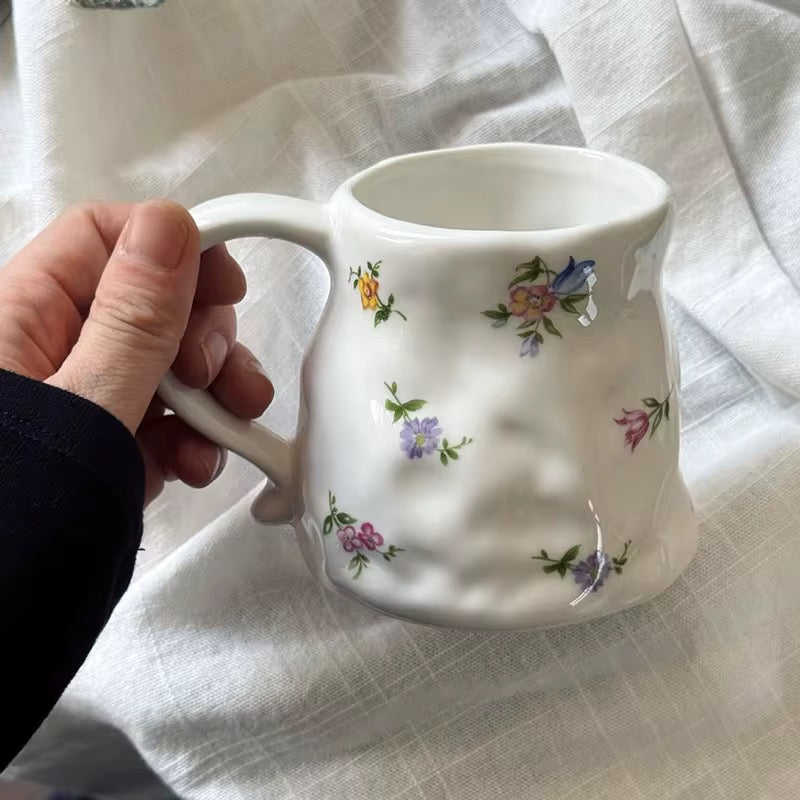 French Floral Coffee Mug