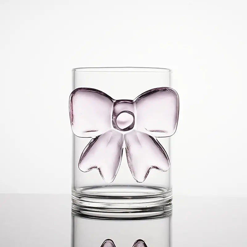 Pink Bow Glass