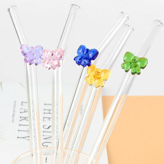 Bow Straws Set of Five