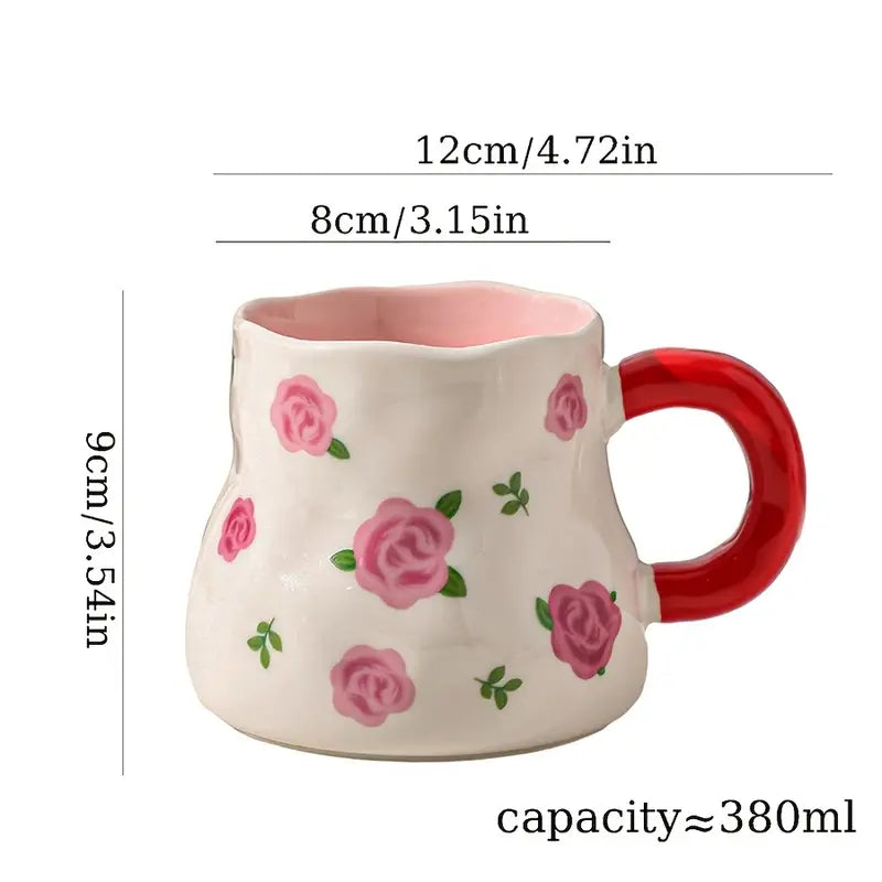 Beautiful Floral Bloom Aesthetic Coffee Mug Online in India