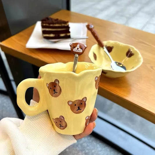 Cute Bear Aesthetic Coffee Mug Shop Online in India