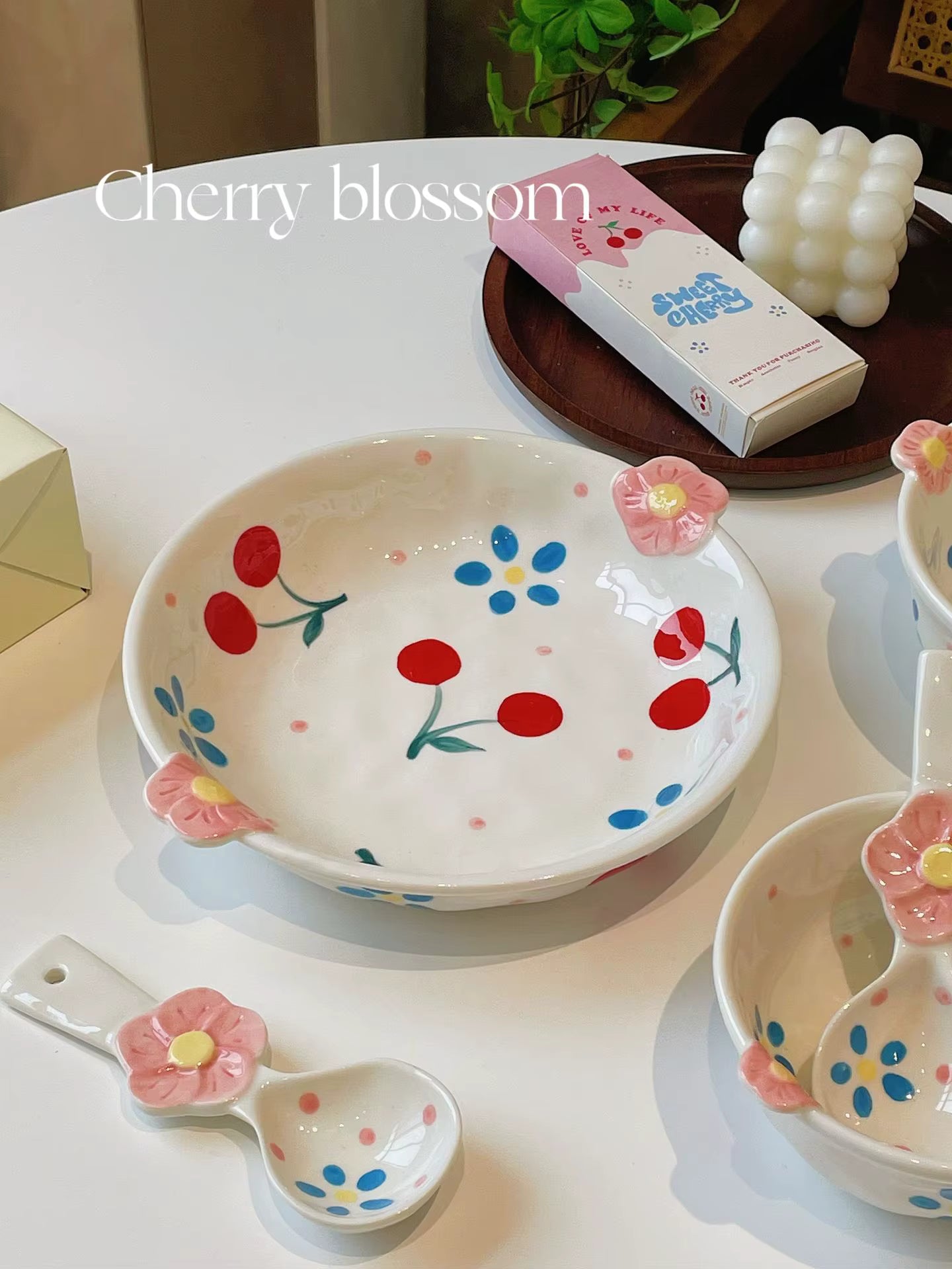 Cherry Blossom Deep Plate