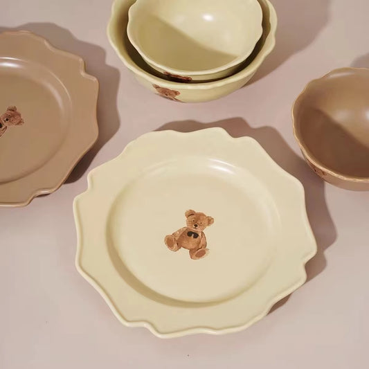 Cute Teddy Plate