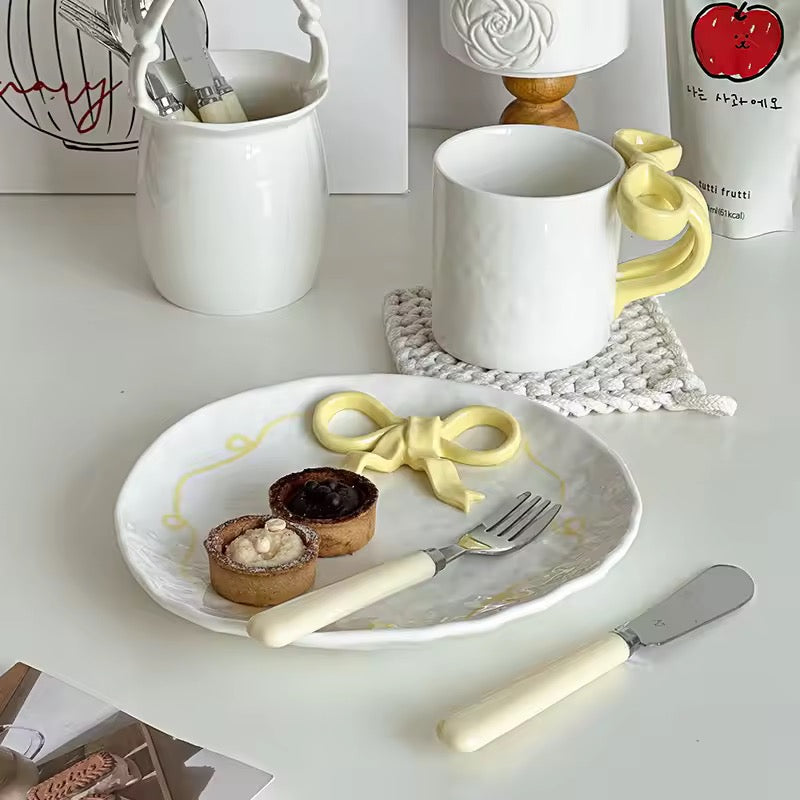 Pinterest Bow and Plate Set