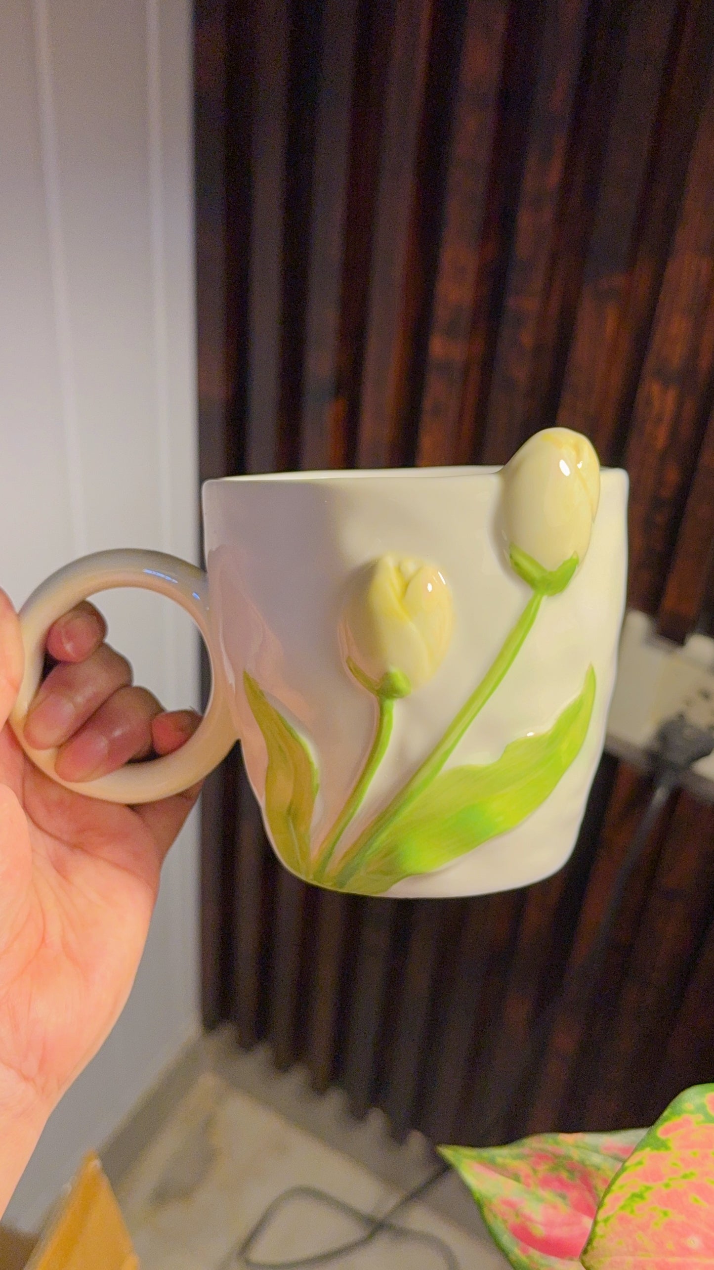 3D Tulip Coffee Mug ( without spoon )