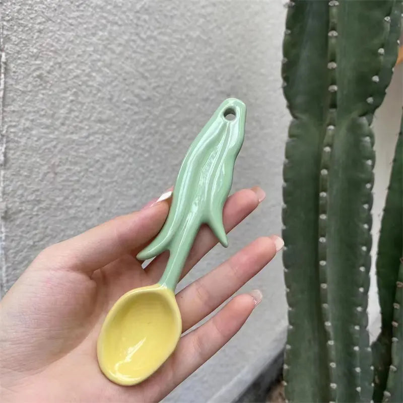 Tulip Ceramic Spoons 